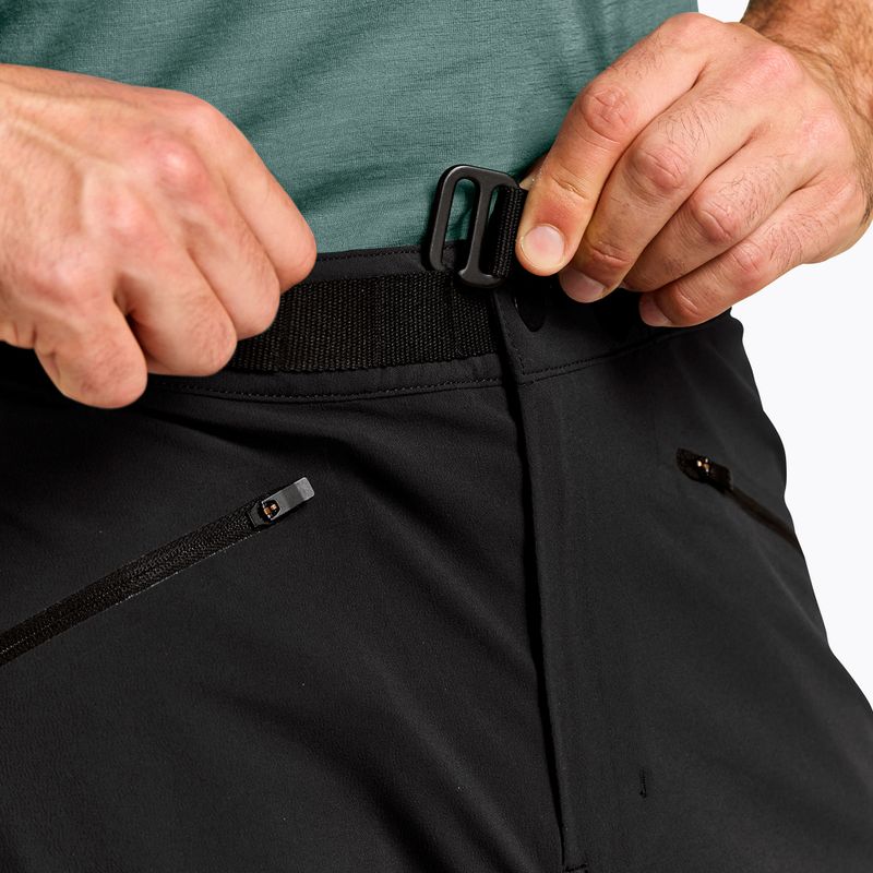 Pantaloni softshell da uomo ORTOVOX Brenta nero corvino 4