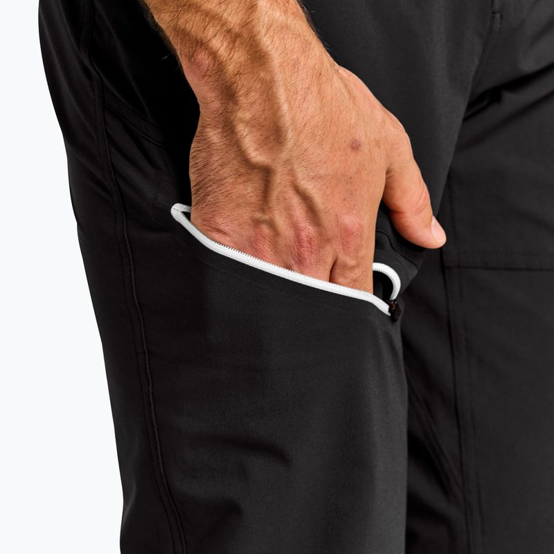 Pantaloni softshell da uomo ORTOVOX Brenta nero corvino 5