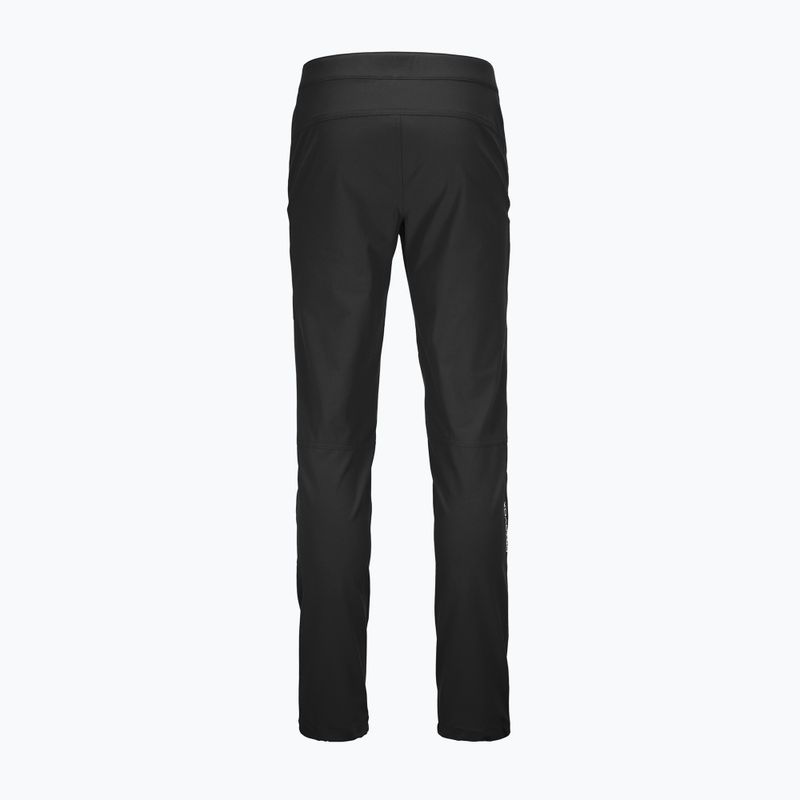 Pantaloni softshell da uomo ORTOVOX Brenta nero corvino 7