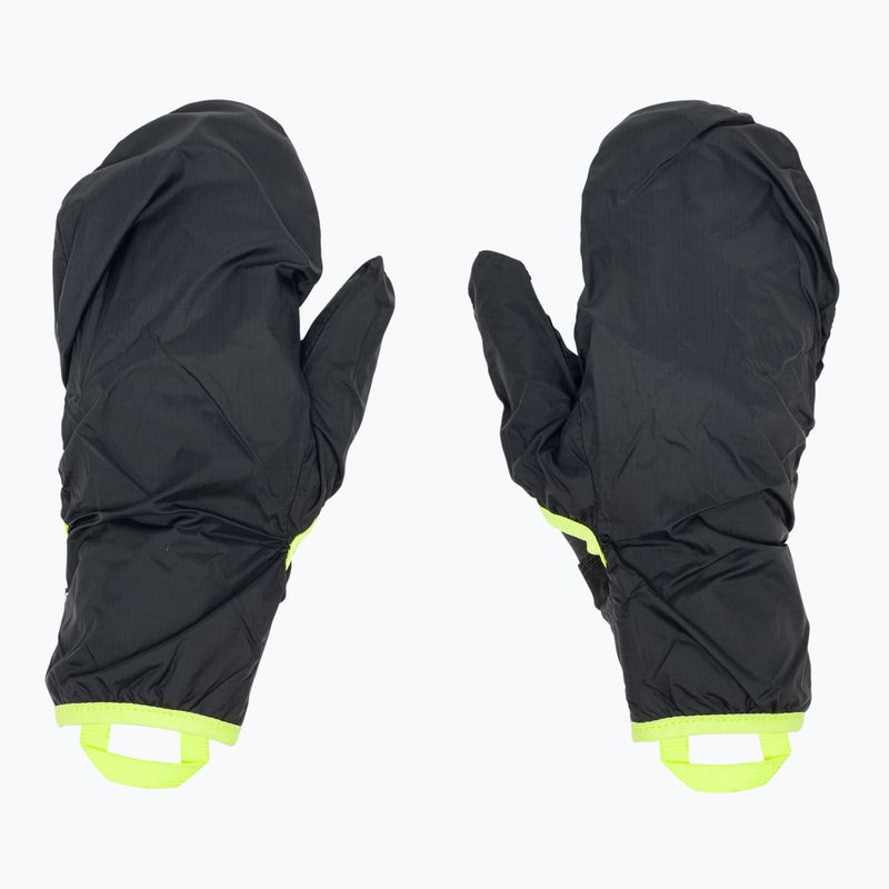 Guanti da paracadutismo da uomo ORTOVOX Fleece Grid Cover nero corvino 5