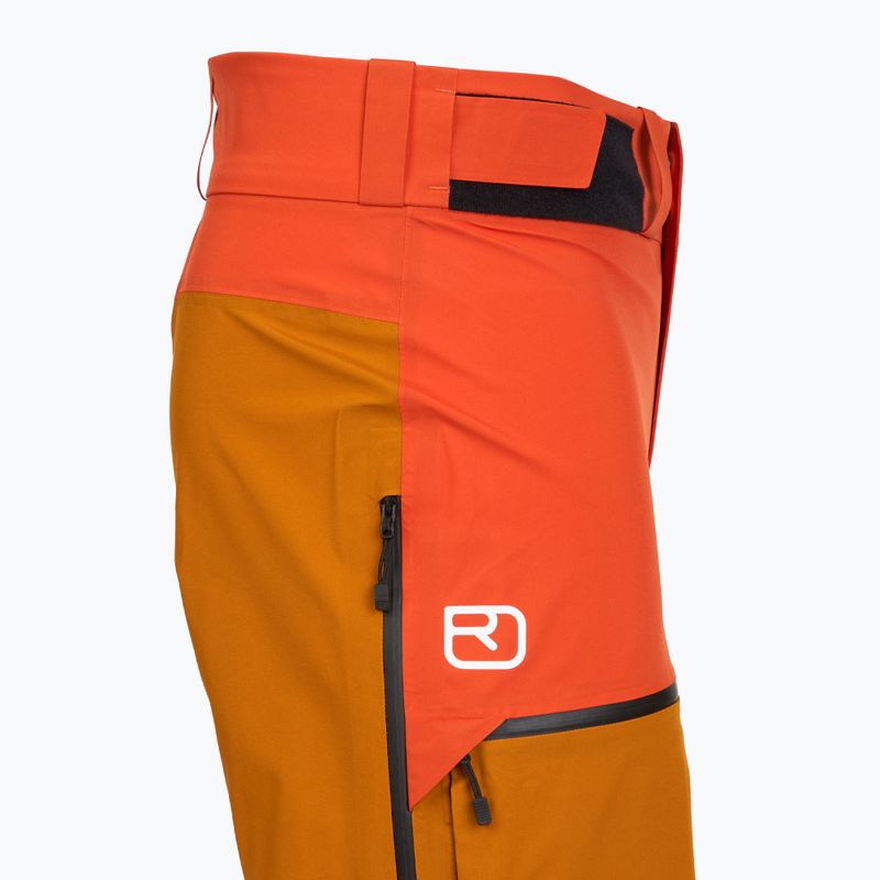 Pantaloni da paracadutismo da uomo ORTOVOX 3L Ravine Shell sly fox 4