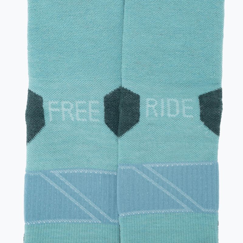 Calze da sci da donna ORTOVOX Freeride Long Socks Accogliente cascata di ghiaccio 4