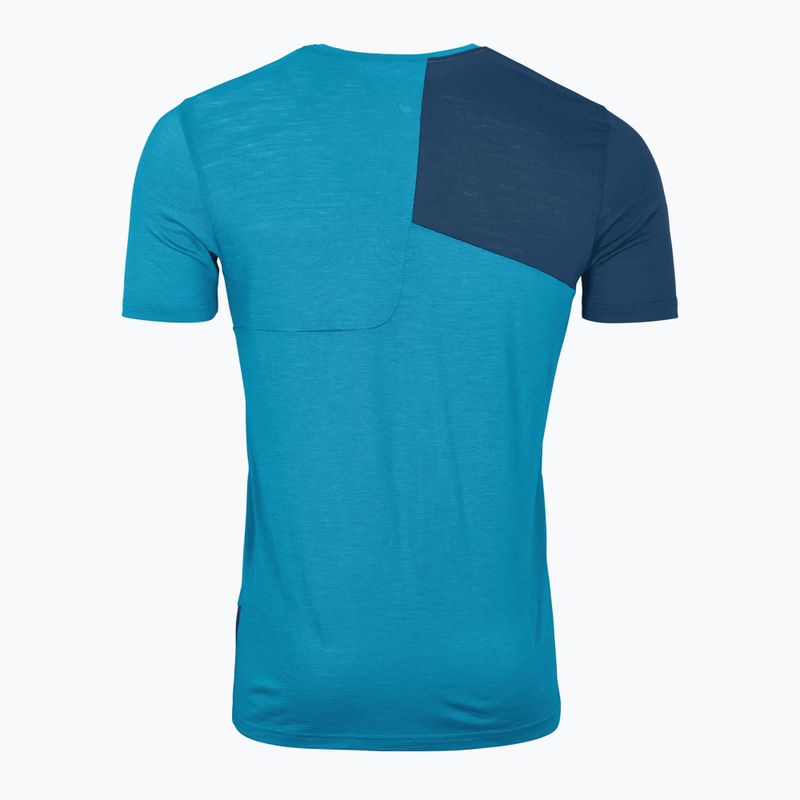 Camicia da trekking uomo ORTOVOX 120 Tec mountain blu 2