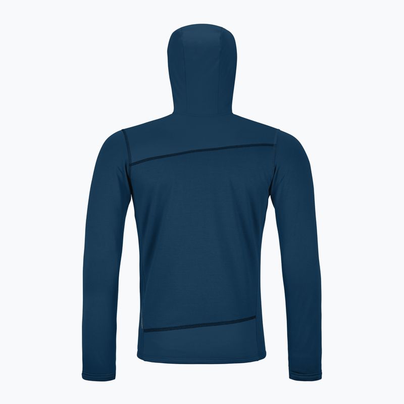Uomo ORTOVOX Pile Light Hoody Oceano profondo 2