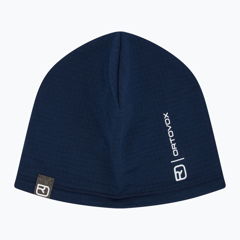 ORTOVOX Cappello invernale in pile Grid deep ocean
