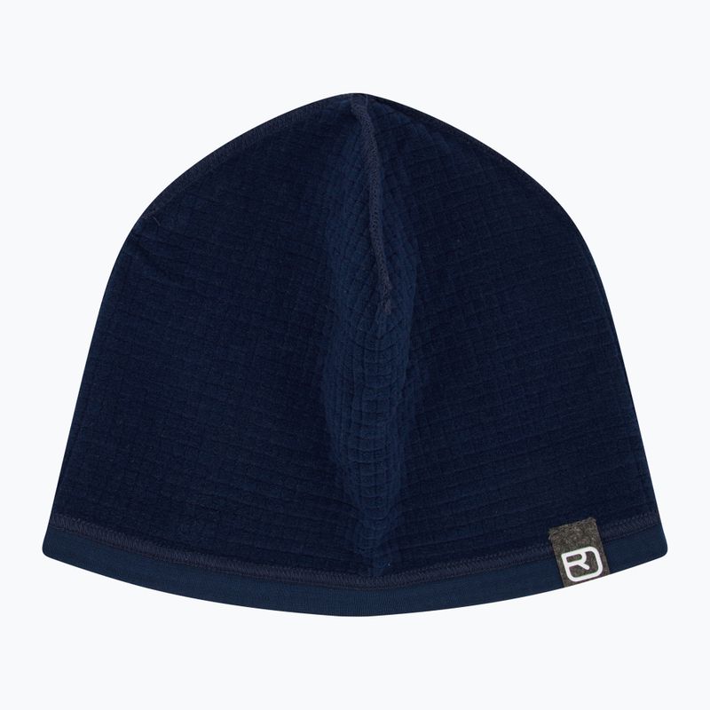 ORTOVOX Cappello invernale in pile Grid deep ocean 4