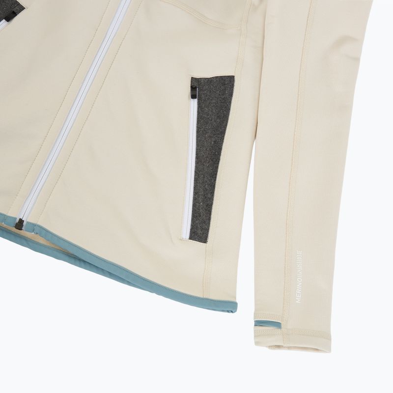 Felpa con cappuccio ORTOVOX da donna in gesso bianco 4