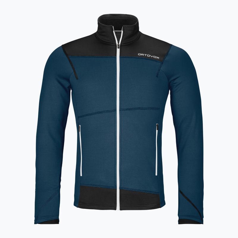 Felpa da uomo ORTOVOX Fleece Light deep ocean