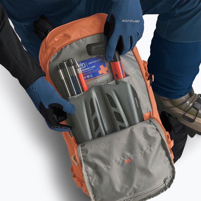 Zaino da scialpinismo ORTOVOX Venet Tour 30 l faded tangerine 13
