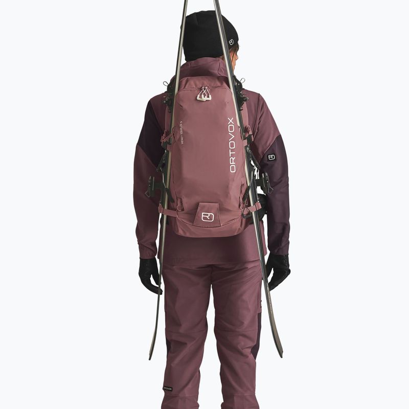 Zaino da scialpinismo ORTOVOX Venet Tour 28 l dusk rose 7