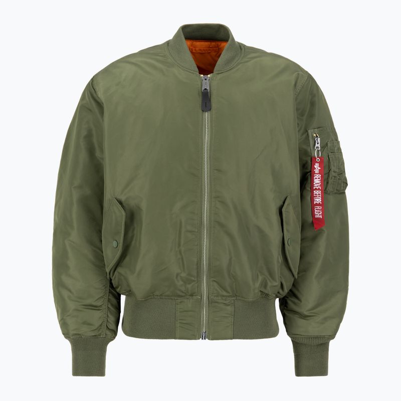 Giacca Alpha Industries MA-1 Heritage verde salvia da uomo