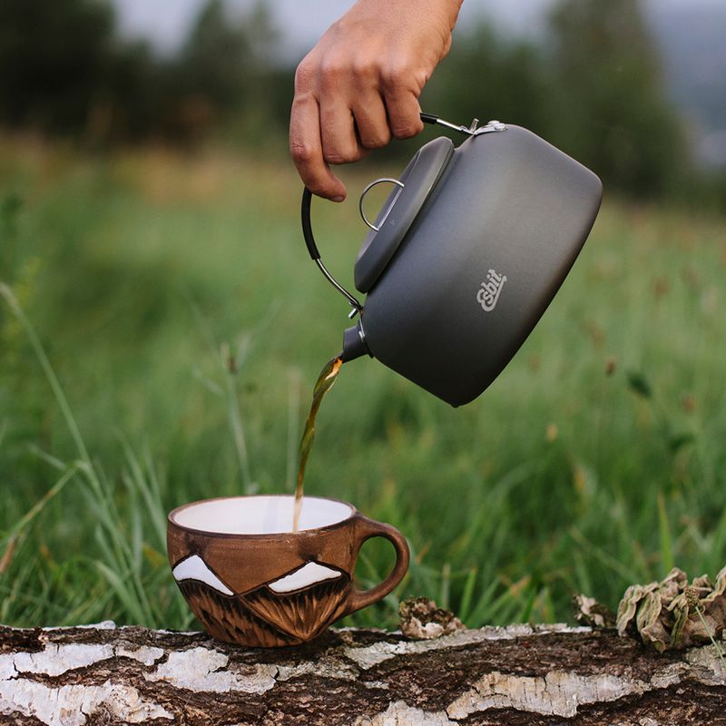 Bollitore d'acqua Esbit da 1400 ml in acciaio 6