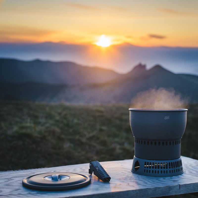 Esbit Cookset con bruciatore ad alcool 2350ml alluminio 3