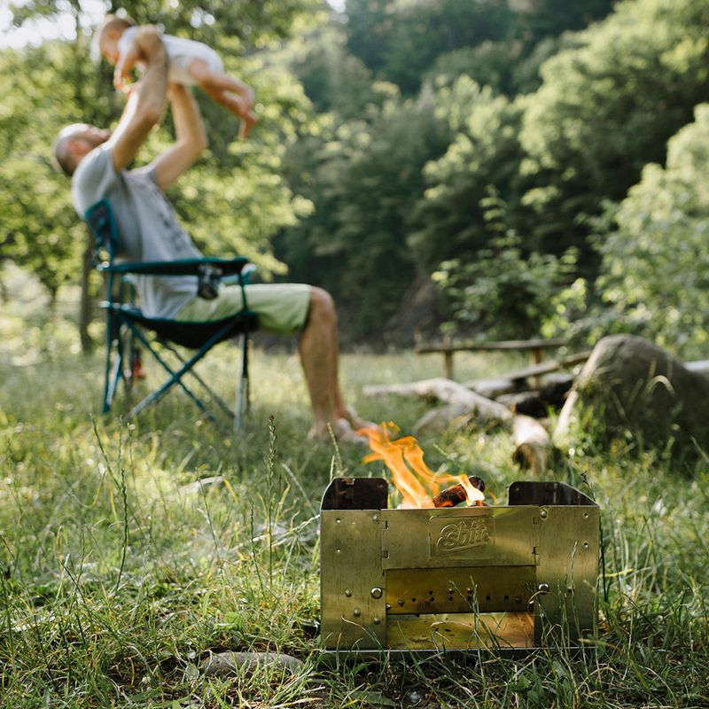 Esbit Grill Bbq Touring pieghevole in acciaio inox - "Bbq-Box" acciaio 8