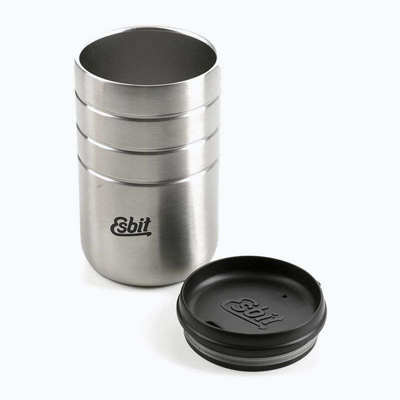 Esbit Majoris Tazza termica in acciaio inox con coperchio ribaltabile 450 ml acciaio inox 2