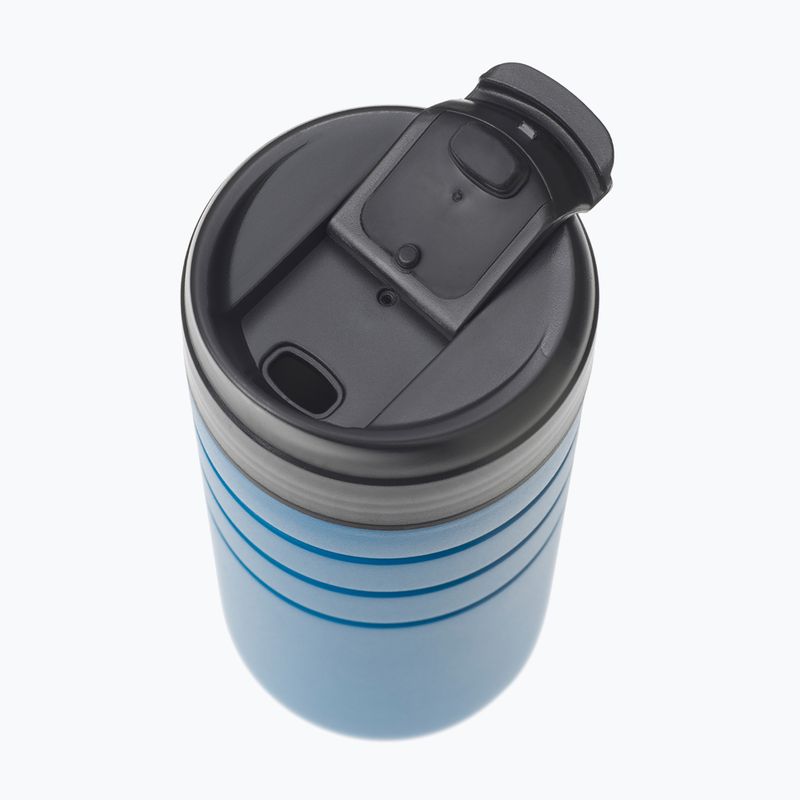 Esbit Majoris Tazza termica in acciaio inox con coperchio a ribalta 450 ml blu pile 3