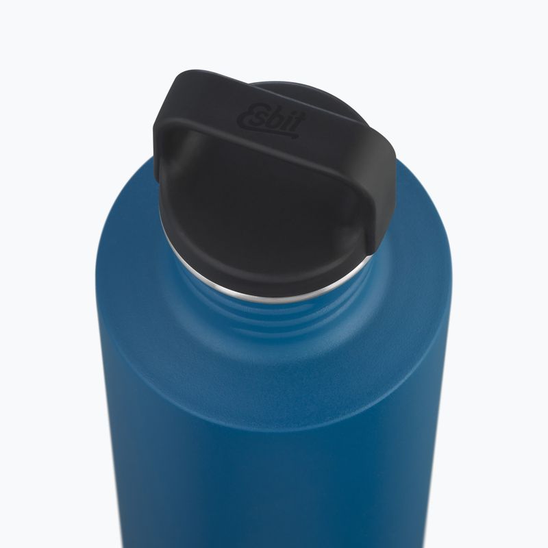 Esbit Sculptor Edelstahl Trinkflasche bottiglia da viaggio 750 ml in pile blu 2