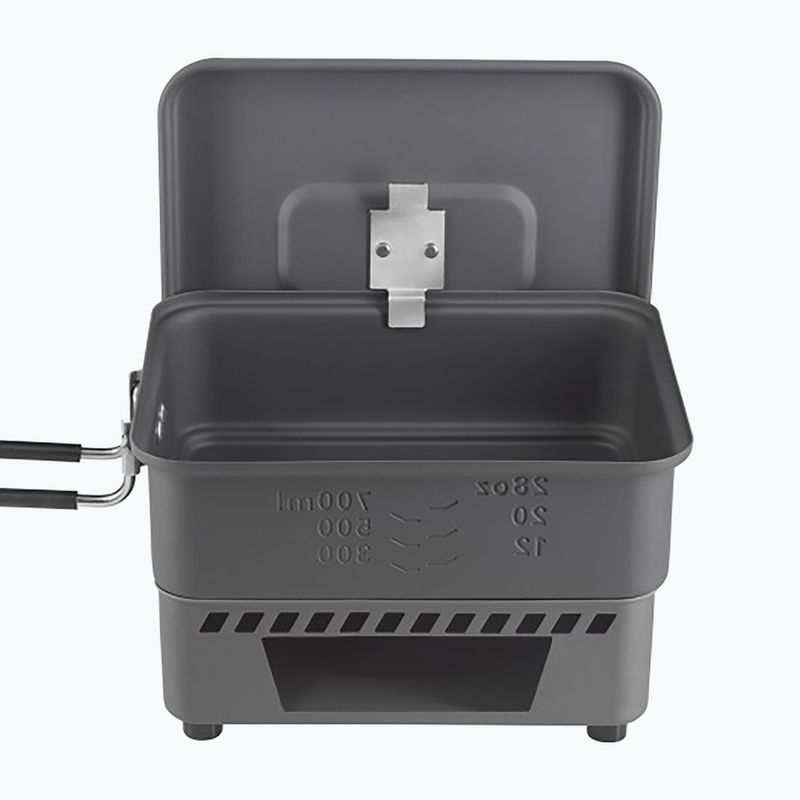 Esbit Batteria di cottura a combustibile solido per combustibile solido 14G e 27G 1100 ml in alluminio 2