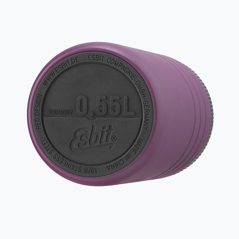 Esbit Majoris Termos per alimenti in acciaio inox 550ml melanzana 4