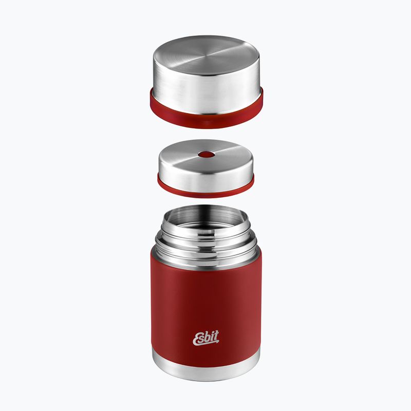 Esbit Sculptor Brocca thermos per alimenti in acciaio inox 500 ml bordeaux 4