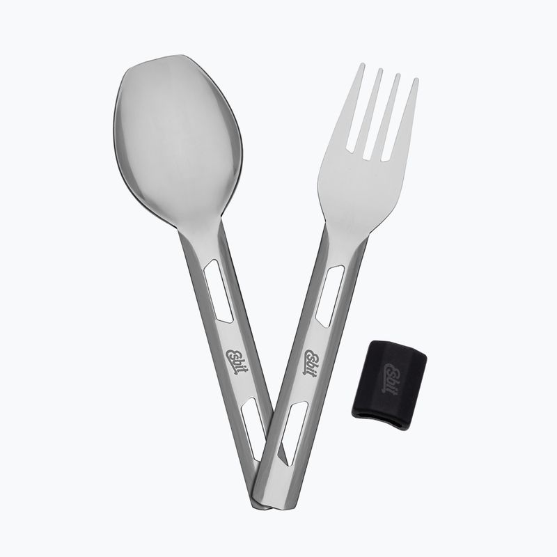 Thermos per alimenti con posate Esbit Stainless Steel Food Jug 500 ml black 9