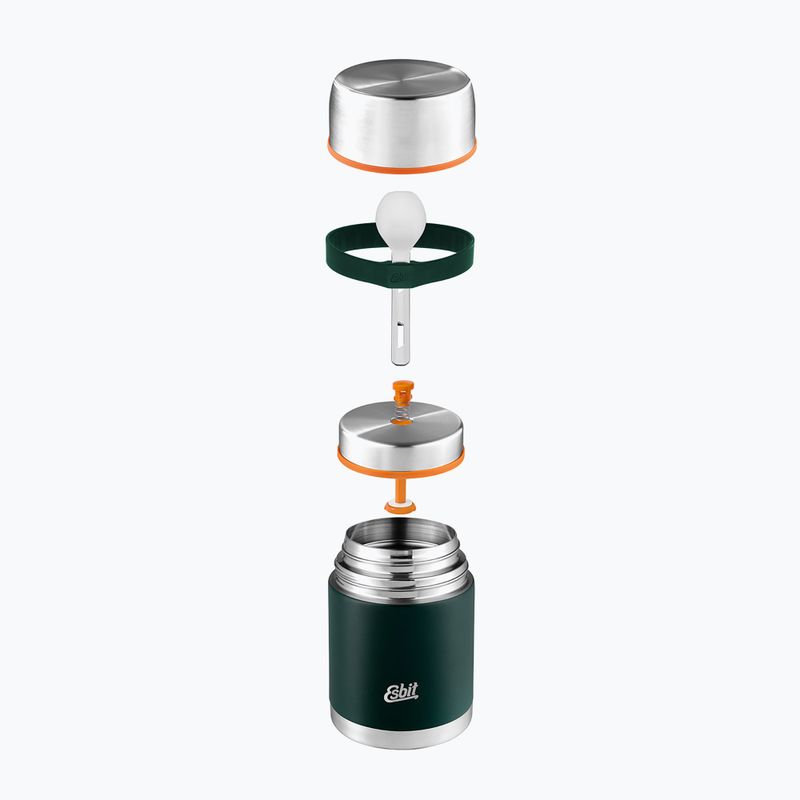 Thermos per alimenti con posate Esbit Stainless Steel Food Jug 500 ml forest green 4