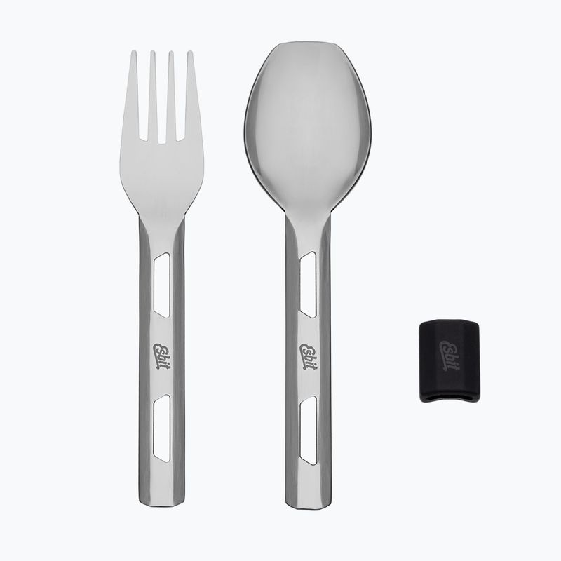 Thermos per alimenti con posate Esbit Stainless Steel Food Jug 750 ml black 10