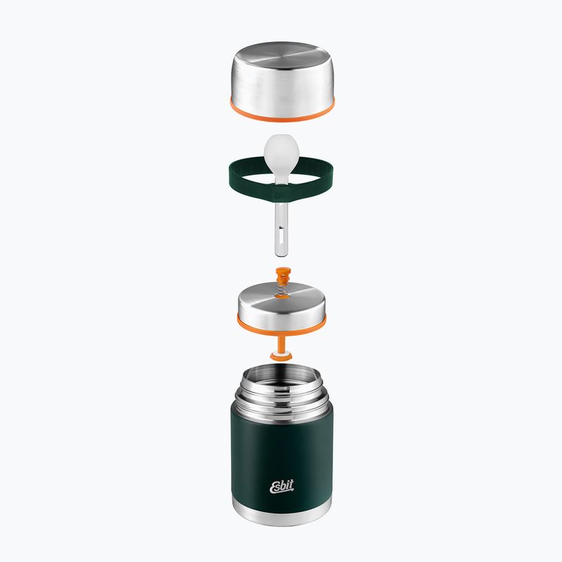 Thermos per alimenti con posate Esbit Stainless Steel Food Jug 750 ml forest green 4