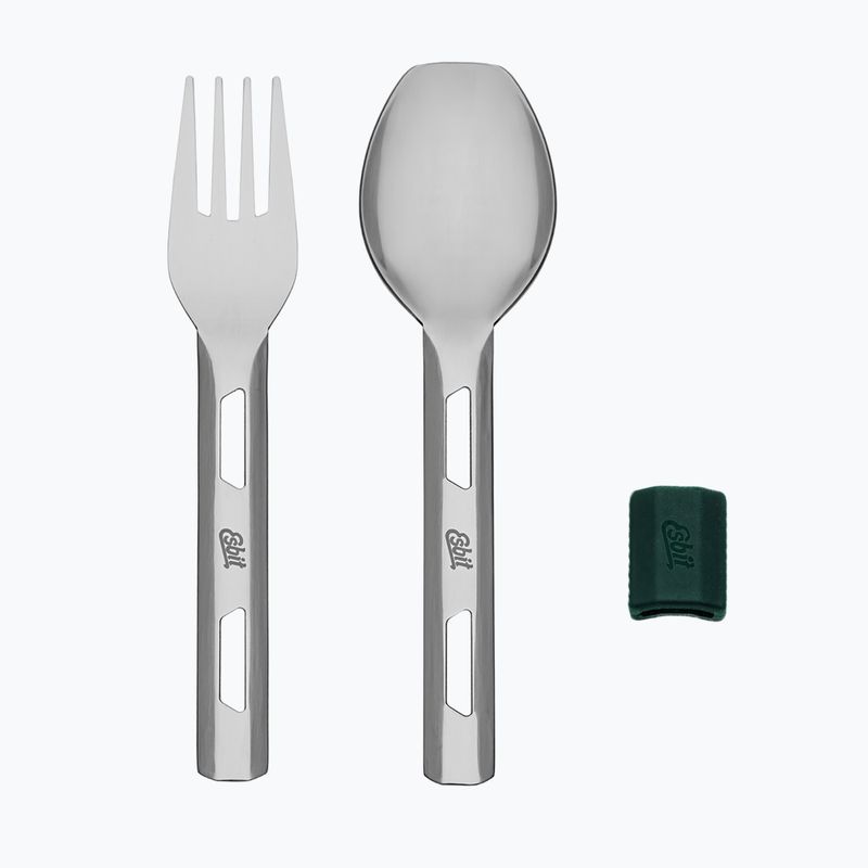 Thermos per alimenti con posate Esbit Stainless Steel Food Jug 750 ml forest green 8