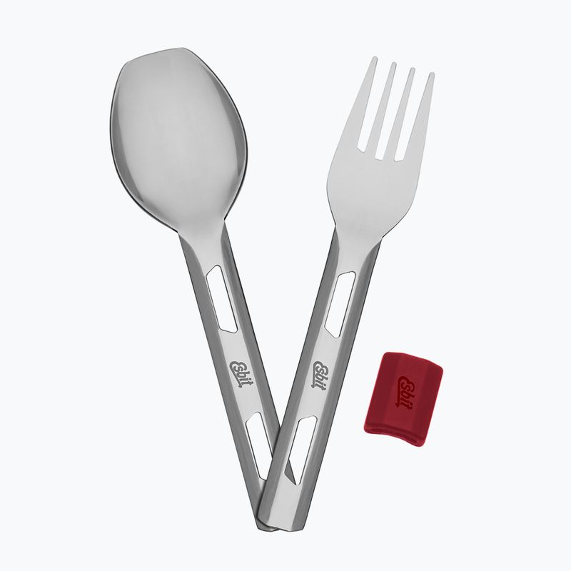 Posate Esbit Food Jug Silicone Band burgundy 4