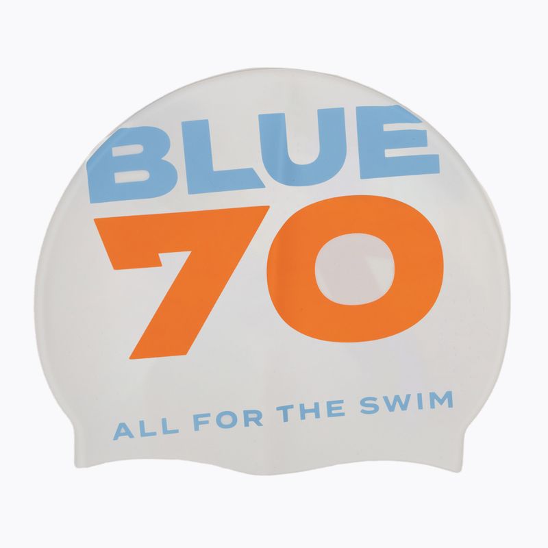 BlueSeventy Cuffia da bagno in silicone bianco