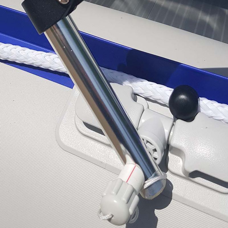 Tettuccio per pontoni Viamare Bimini blu 2