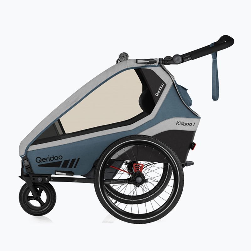 Qeridoo Kidgoo 1 rimorchio per bicicletta blu navy 2