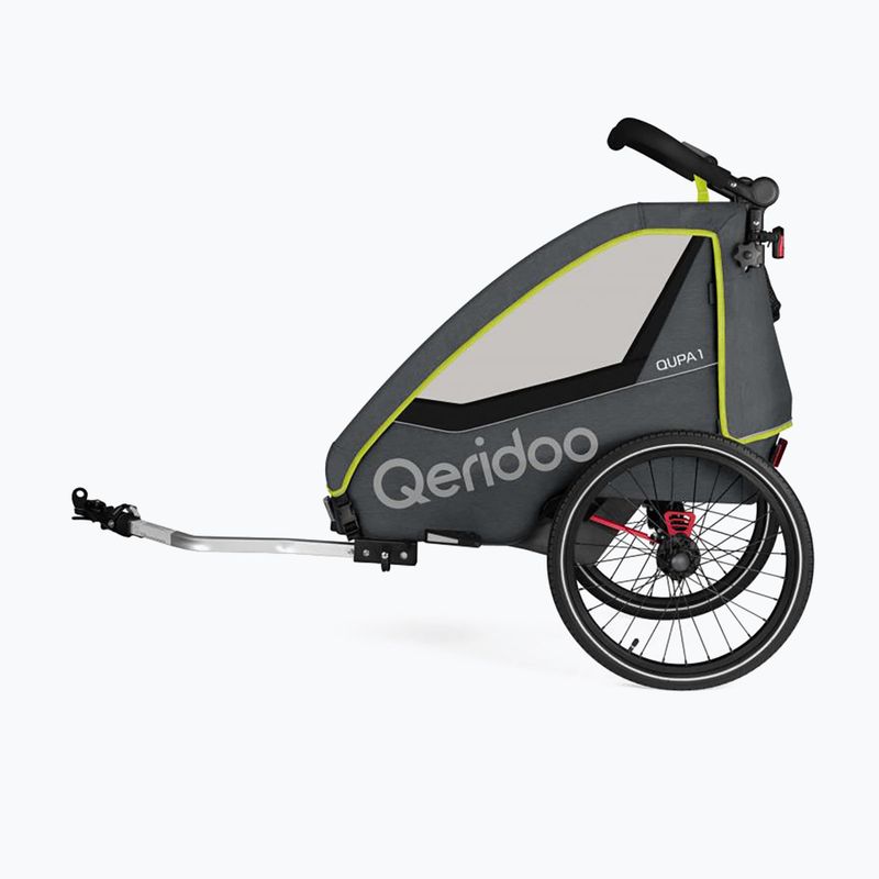 Rimorchio per bici Qeridoo Qupa 1 lime 2