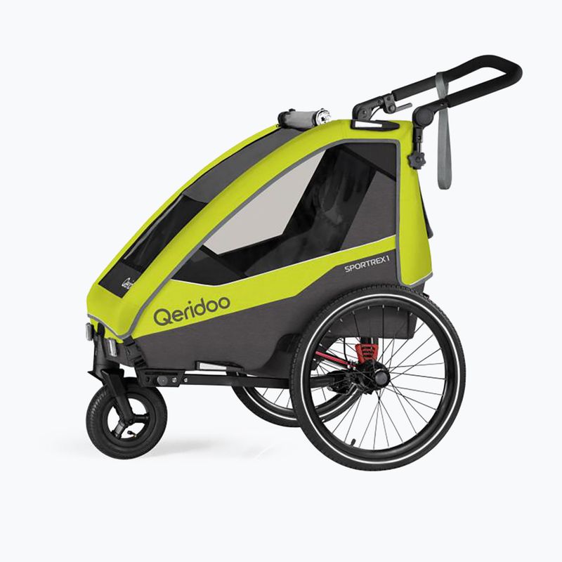 Rimorchio per bicicletta Qeridoo Sportrex 2 LE verde lime