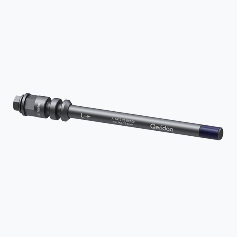 Adattatore per rimorchio Qeridoo M12x1.0mm asse rigido argento