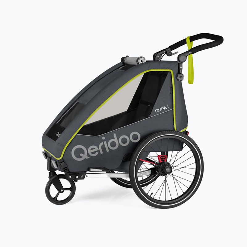 Rimorchio per bici Qeridoo Qupa 1 lime