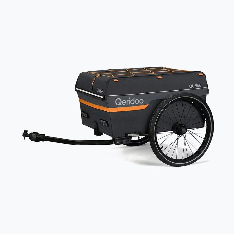 Rimorchio per biciclette Qeridoo Qubee grigio