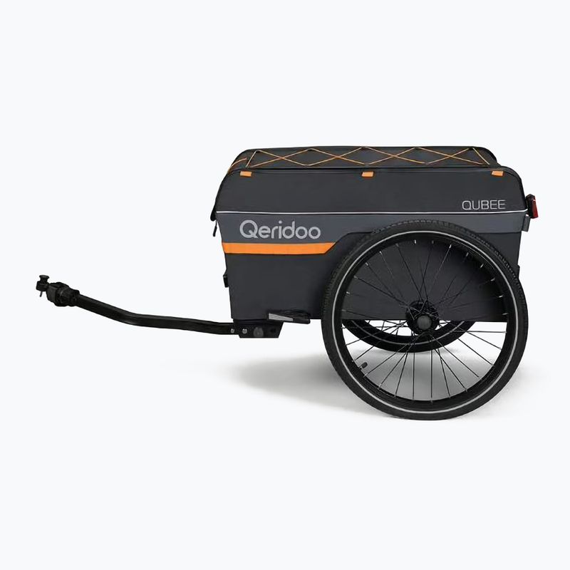 Rimorchio per biciclette Qeridoo Qubee grigio 2