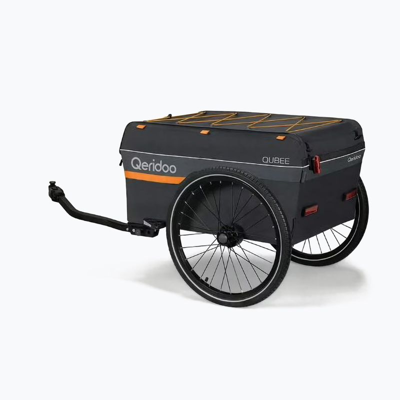 Rimorchio per biciclette Qeridoo Qubee grigio 3