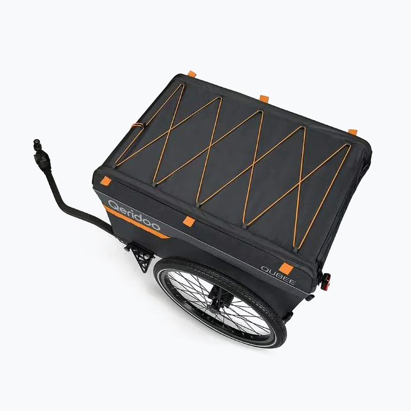 Rimorchio per biciclette Qeridoo Qubee grigio 4