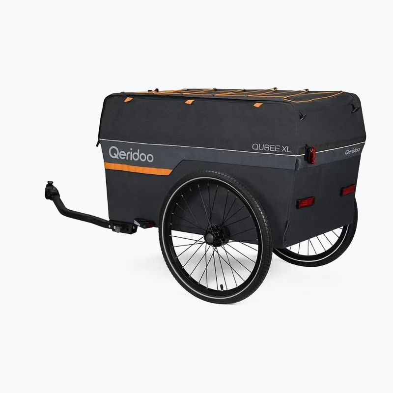 Rimorchio per biciclette Qeridoo Qubee XL grigio 3