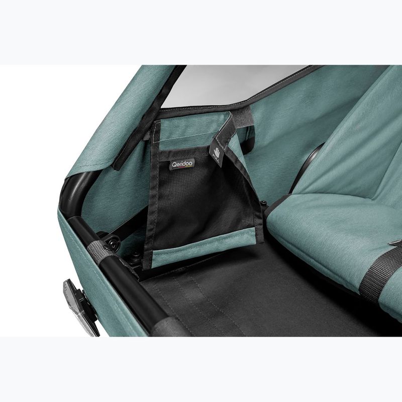 Carrello per bicicletta Qeridoo Qupa 1 mineral blue 10