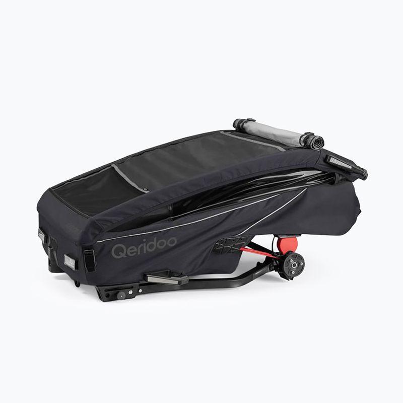 Rimorchio da bici Qeridoo Kidgoo 2 phantom grey 4