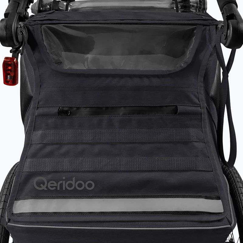 Rimorchio da bici Qeridoo Kidgoo 2 phantom grey 6