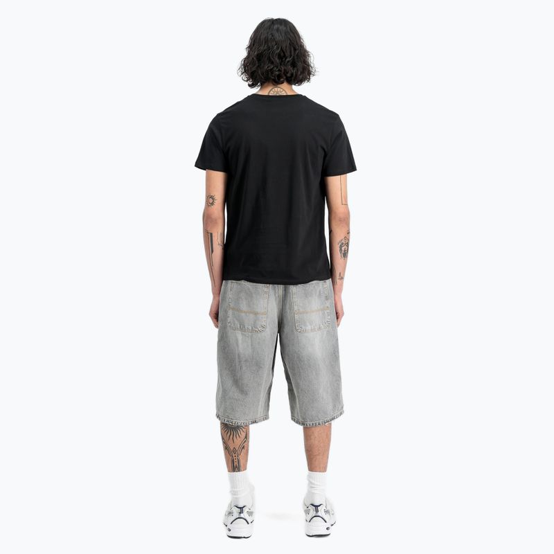 Maglietta Alpha Industries Basic nera da uomo 3