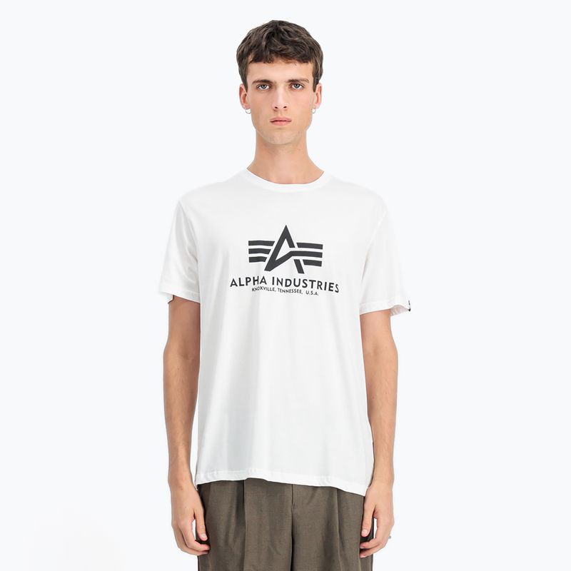 Maglietta Alpha Industries Basic bianca da uomo