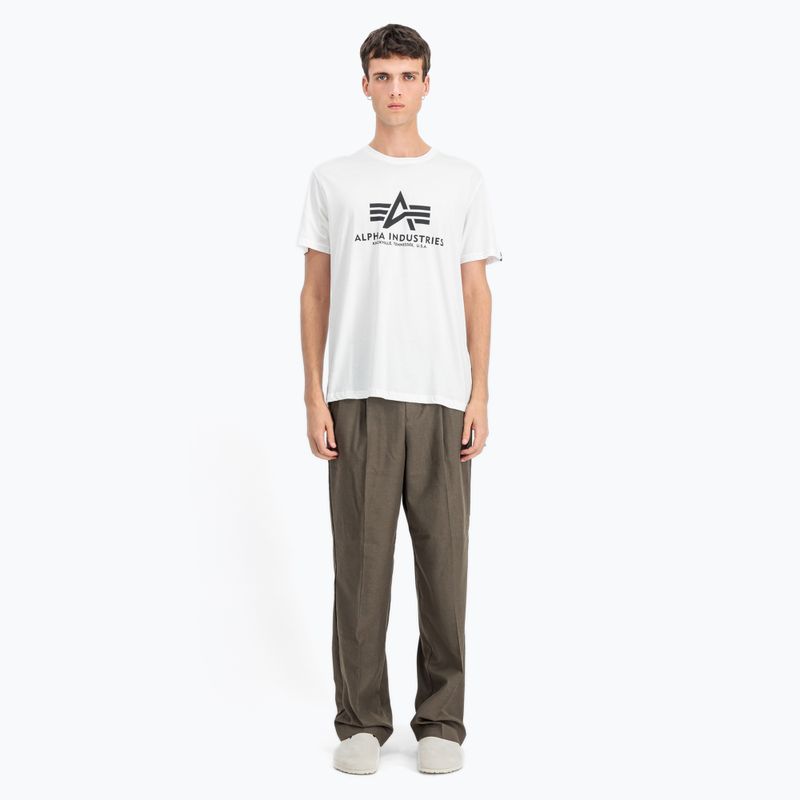 Maglietta Alpha Industries Basic bianca da uomo 2