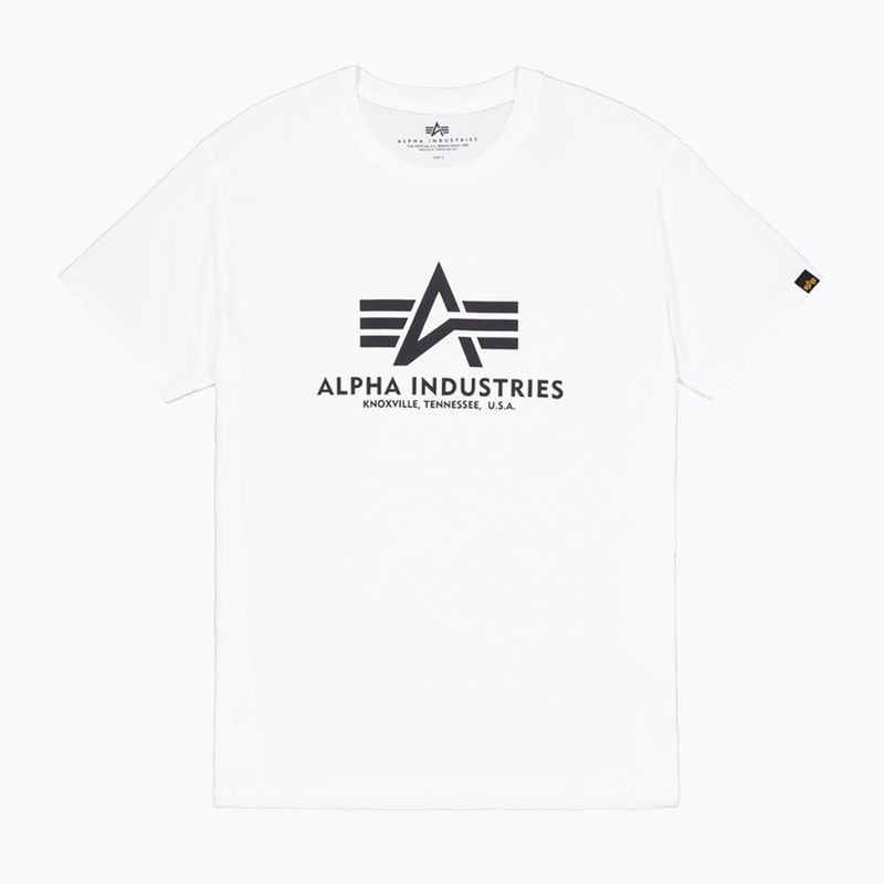 Maglietta Alpha Industries Basic bianca da uomo 7