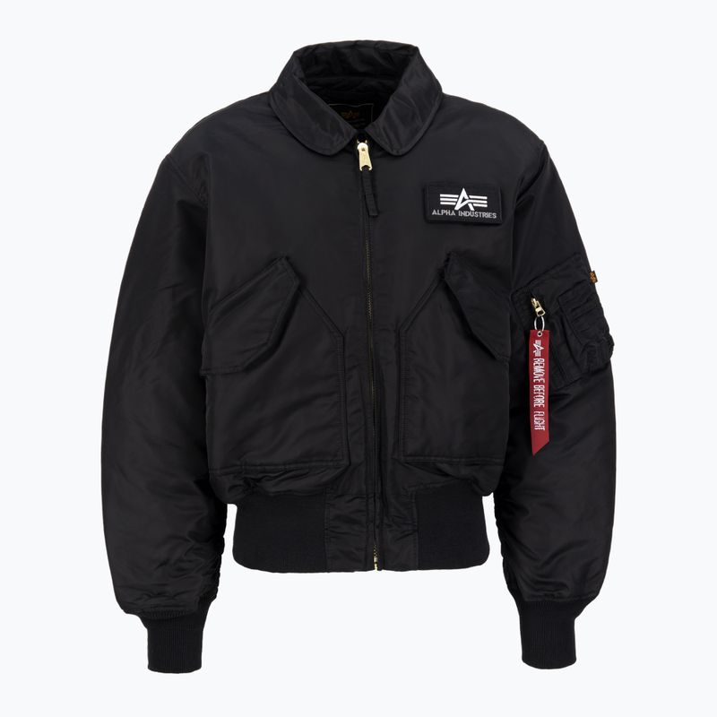 Giacca Alpha Industries CWU 45 Heritage nera da uomo